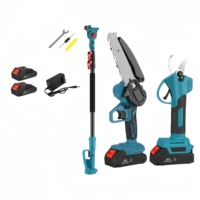 21V Lithium Elektrische Schaar Draadloos Opladen Dynamische Snoeischaar Plastic Coating Gereedschapsset Voor Tuin Fruitboom Diy
