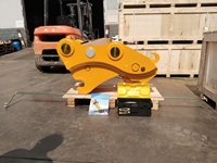 Attache rapide SOOSAN-SB120, diamètre de la goupille 80 mm, connecteur à changement rapide pour excavatrices ou chargeuses-pelleteuses de 55 à 65 tonnes