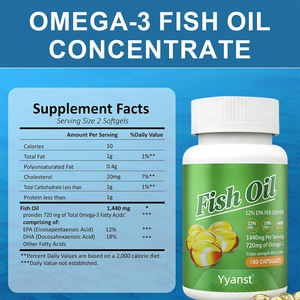 อาหารเสริม OEM/ODM EPA และ DHA สำหรับผู้ใหญ่ บำรุงสมอง ผิวหนังและเล็บให้แข็งแรง น้ำมันปลาโอเมก้า 3 ความเข้มข้นสูง ชนิดซอฟเจล - Product Image 6