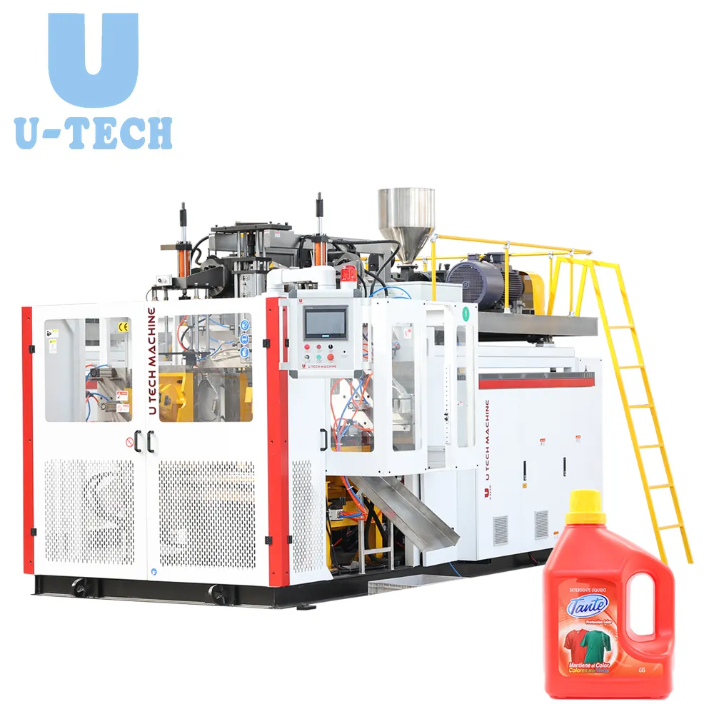 Hoge Snelheid 1L 5L 10L 20L Plastic Pp Hdpe Fles Vat Jerrycan Molding Enkele Dubbele Station Extrusie Blow Moulding Machine