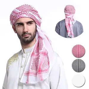 8007 Arab Turban Thin Section Kerchief Tactical Winter Outdoor turban men muslim head wrap turban for men muslim