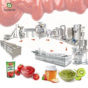 Ligne de production complète et entièrement automatique de mini-usine de transformation de tomates 100 kg/h pour la fabrication de purée de tomates - Product Image 1