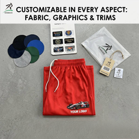 Shorts de sport en maille épaisse RAMAX, imprimé graphique Racing, style streetwear Y2K, pour hommes, marque personnalisée, vente en gros, MOQ 50 pièces