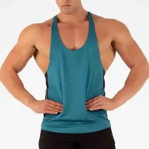 Herren Muscle Tank Top Running Singulett Bodybuilding Fitness Weste Herren Gym Singulett Custom Design Unterhemden für Männer