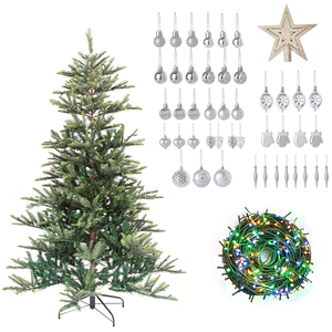 <span class=keywords><strong>Sapin</strong></span> <span class=keywords><strong>de</strong></span> Noël <span class=keywords><strong>rose</strong></span> entièrement décoré, mince (9 pieds), petit (7 pieds) <span class=keywords><strong>et</strong></span> grand (gigant) pour les fêtes <span class=keywords><strong>et</strong></span> les cadeaux - Product Image 5
