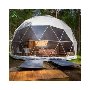 Tenda a cupola per porta in alluminio rotativo per glamping resort farm shed tarp clamping star eyze 3 room foto tant house rip stop canvas