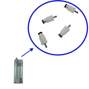 Dingye meilleur fabricant d'accessoires pour torche butane briquet silex pièces de briquet valve de buse inférieure en aluminium