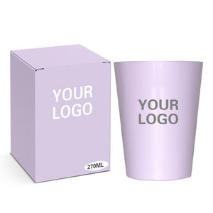 Promotionnel 9OZ Eco Biodégradable Réutilisable PLA DrinkCup Enfants Lait Tasse avec Logo Personnalisé Voyage Jus Cola Bière Tasse Café Tumbler - Product Image 1