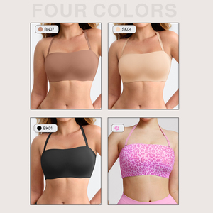 Reggiseno Senza Spalline Personalizzato OEM Waistdear per Donne, Antiscivolo, Senza Ferretto, Imbottito, Convertibile Multiuso, Top a Fascia, Comodo - Product Image 6