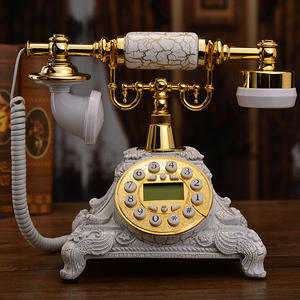Décoration de maison à vendre la meilleure qualité européenne cordon fantaisie avec carte Sim Modem vieux téléphone Antique Style rétro téléphone fixe - Product Image 2