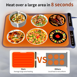 Nóng bán đa chức năng Bảng cắt nóng hộ gia đình nóng thực phẩm cách nhiệt gấp Pad sưởi ấm - Product Image 4