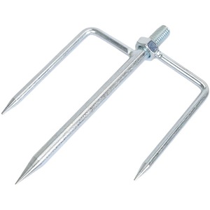 Fisherbon Fishing <b>Umbrella</b> Ground Fork 26cm <b>Large</b> 18cm Small Steel Rod High Quality Outdoor Use - Product Image 4