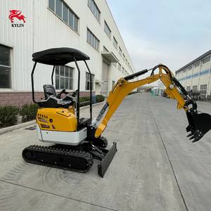 Mini-excavatrice hydraulique KYLIN pour la protection anti-chute du moteur, haute efficacité pour la construction, le développement des terres agricoles <span class=keywords><strong>et</strong></span> le jardinage - Product Image 5