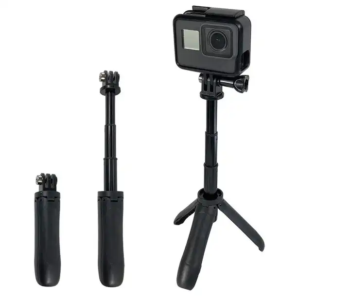 Extendable Selfie Stick Tripod for Gopro,Mini Extention Handheld Pole  Pocketable