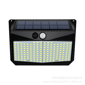 Solar Led Wall <b>Light</b> 228 Leds Motion Sensor Outdoor Garden <b>Corridor</b> Lighting Water Resistant With Battery Included - Product Image 5