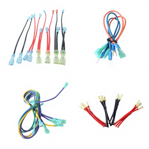 Prezzo di fabbrica OEM cavo elettrico con 4.8mm / 6.3mm isolato vanga connettori terminali femmina 22 * 16AWG - Product Image 1