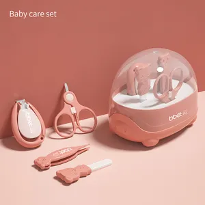 Lot de 4 coupe-ongles pour bébé, outils de manucure pour nouveau-né, kit de soins de santé avec coupe-ongles, vente en gros