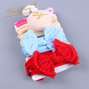 تريسي و هيري الساخن بيع الطفل النايلون عقال مع القوس مجموعة لطيف مجموعة إكسسوارات الشعر الفتيات عمامة عقال - Product Image 5