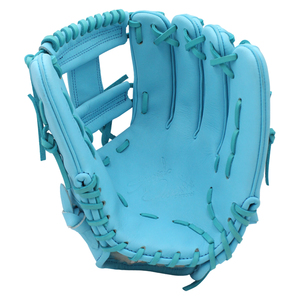 New Style All Sky Blue Color <strong>Designed</strong> Customized Infield Baseball Softball Glove Finger Pad Added - Product Image 2