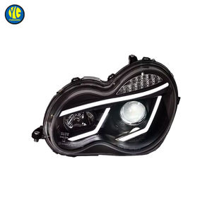 YU GUANG para <span class=keywords><strong>Mercedes</strong></span> <span class=keywords><strong>Benz</strong></span> Clase C W203 faros 2000 <span class=keywords><strong>2007</strong></span> actualización halógena LED faro <span class=keywords><strong>C200</strong></span> accesorios de coche faros delanteros - Product Image 2