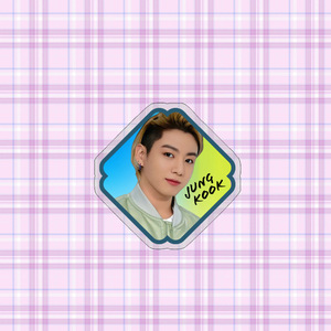 Broche de acrílico hecho a mano y duradero con foto de los ídolos RM, JiMin, V y <span class=keywords><strong>JungKook</strong></span> de BTS, ideal para jóvenes. - Product Image 3