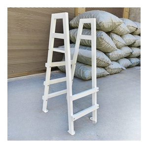 Tòa nhà nhựa lớn không thấm nước và chống trượt lâu đài bóng đại dương hồ bơi cột vuông trượt sóng trắng cầu thang trẻ em - Product Image 5