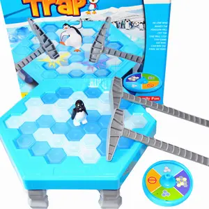 Permainan Puzzle Lucu Aktifkan Penguin Board Game Keluarga/Pesta Anak-anak dengan Orang Tua Plastik ABS Ramah Lingkungan