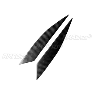 1 par de cubiertas de fibra de carbono real para faros delanteros de coche, para Mazda RX8-B 2004 2005 2006 2007 2008, accesorios para coche - Product Image 2