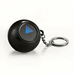 Promotional Toy Magic 8 Ball Keychain Custom Decision Maker Mystic Answer Ball Mini Prophecy Ball Key Chain - Product Image 2