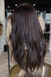 Peluca kosher marrón mezcla de colores onda natural 100% cabello europeo sin procesar nudos pequeños individuales HD encaje superior pelucas con línea de cabello rusa - Product Image 3