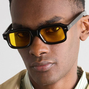 Gafas de Sol Cuadradas de Plástico al por Mayor, Gafas de Sol Punk UV400 de Moda, Gafas de Sol Vintage Retro para Hombre y Mujer 2025 - Product Image 1