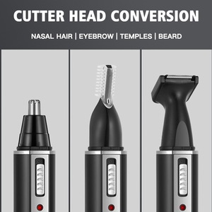 Recortador de vello nasal Dsp 3 en 1, recortador unisex portátil recargable por USB para hombres y mujeres - Product Image 3