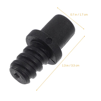 Embout fileté pour manche de balai, perche de balai, manche d'extension, accessoire de remplacement sécurisé et stable en ABS