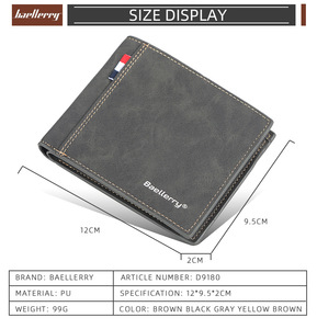 Slim tối giản ví cho nam giới cổ điển trifod Ví với chủ sở hữu thẻ cao cấp PU da - Product Image 5