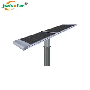 60w 80w 100w 120w Solar Panel Automatic Cleaning System Outdoor Integrated Solar Led Street Light For Sale