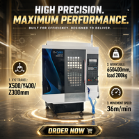 Machine de perçage, fraisage et taraudage CNC Tsingziwa BT30 à haute rigidité, haute précision, broche 20000 tr/min, système de contrôle Syntec