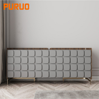 Pfuluo — table de console en bois en acier inoxydable, table de luxe avec miroir en or et marbre, nouveau design