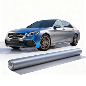 CARLAS 1,52*18m <span class=keywords><strong>Serie</strong></span> ultra-Mate Película de envoltura de vinilo para coche gris Etiqueta engomada del coche Película de protección de pintura superior para coche Precio más bajo de fábrica - Product Image 1