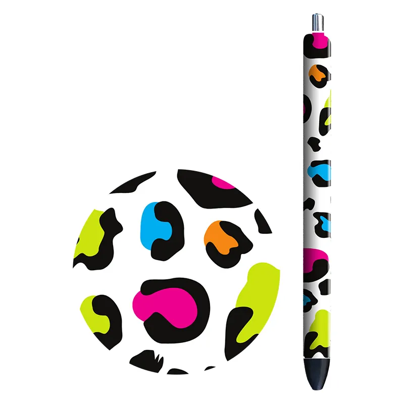 Kalem sarma UV DTF transferi tükenmez kalem tasarım baskı çıkartmalar