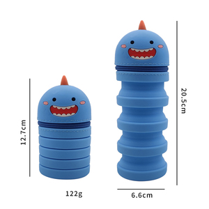 Estuche de Lápices de Silicona 2023 con Diseño de Dibujos Animados, Personalizado, para Niños Escolares, Retráctil, de Silicona y Goma - Product Image 5