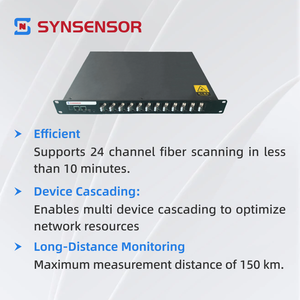 12チャンネル多機能光ファイバ監視システム OTDR Plus OPM 1310/1550nm動作波長 - Product Image 3