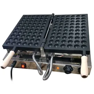 Commercial 60 Holes Egg Puffs Waffleballs Making Machine Japanese Specialty Cake Snack Maker Non-stick Coating Kitchen Use