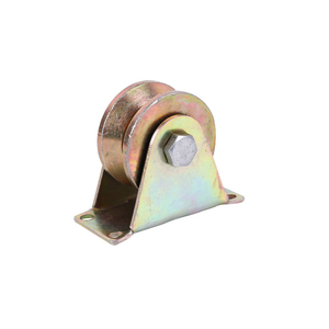 <span class=keywords><strong>Roue</strong></span> de <span class=keywords><strong>guidage</strong></span> coulissante de haute qualité, poulie de porte coulissante en acier de couleur, <span class=keywords><strong>roue</strong></span> de rail industriel, V, U, H, T - Product Image 5