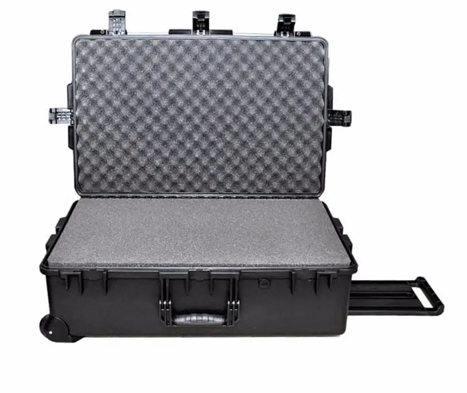 Waterproof hard plastic case M2950 trolley professional camera case Tricases