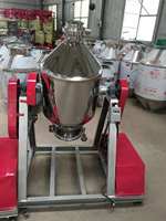 Équipement de mélange en acier inoxydable farine alimentaire poudre prémélange mélangeur machine double cône mélangeur