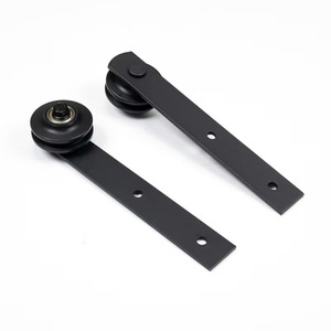 Oferta Especial: Kit de Herrajes Robusto de Acero al Carbono Ligero para Puertas Correderas de Granero con Rueda de Tracción para Mansiones y Propiedades de Lujo - Product Image 4