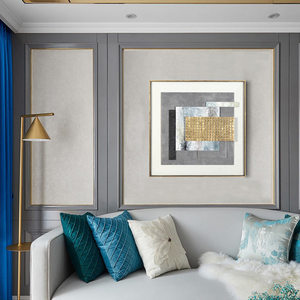 Conception originale <span class=keywords><strong>de</strong></span> luxe, artisanat 3D doré, art mural suspendu en métal, <span class=keywords><strong>d</strong></span>écoration <span class=keywords><strong>de</strong></span> maison, collection - Product Image 3