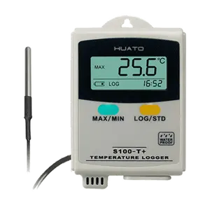 Portable fast response monitoring Temperature Humidity Data Logger with LCD display for laboratory or cold storage