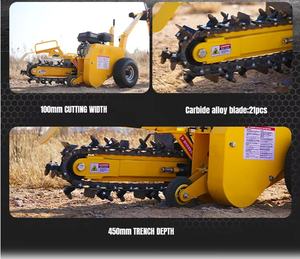 Leverancier Hoge Efficiëntie Pijpleiding Ketting Type Sleuf Graven Machine/Sleuf Machine Voor Boerderij Sleuf Sleuf Machine - Product Image 4