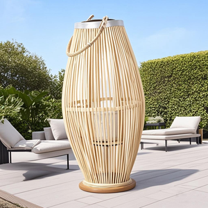 New Top selling NATURAL HANDMADE BAMBOO <b>LANTERN</b>/ BAMBOO <b>LAMP</b> WITH HANDLES at FACTORY PRICE Decorative <b>Lantern</b>, <b>Lamp</b> - Product Image 3